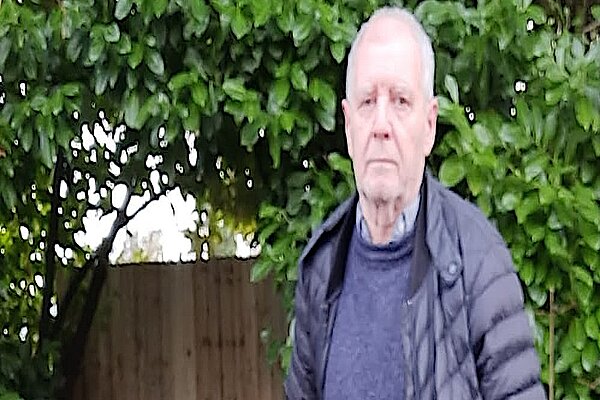 Terry Rich Whitehead at the closed Beechnut Lane crossing