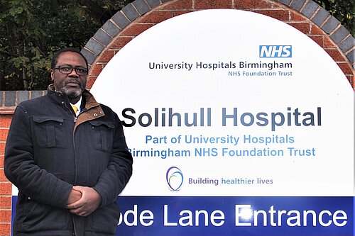 Ade Adeyemo at Solihull Hospital